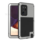 LOVE MEI för Samsung Galaxy Note20 Ultra / Note20 Ultra 5G metallskal stötsäkert falltåligt dammtåligt mobilskal (utan härdat glas)