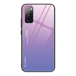 Gradient Tempered Glass PC TPU Hybrid Case for Samsung Galaxy S20 FE 4G/FE 5G/S20 Lite/S20 FE 2022