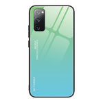 Gradient Tempered Glass PC TPU Hybrid Case for Samsung Galaxy S20 FE 4G/FE 5G/S20 Lite/S20 FE 2022