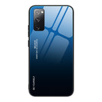 Gradient Tempered Glass PC TPU Hybrid Case for Samsung Galaxy S20 FE 4G/FE 5G/S20 Lite/S20 FE 2022