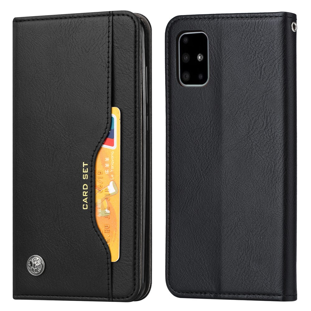 Auto-absorbed Wallet Stand Leather Protector Cover for Samsung Galaxy S20 FE 4G/FE 5G/S20 Lite/S20 FE 2022