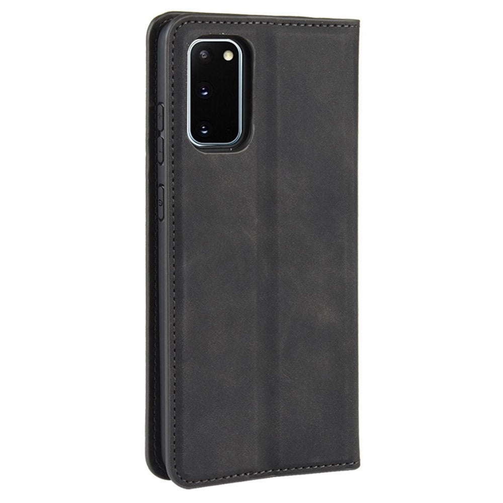 Silky Touch Leather Shell Case for Samsung Galaxy S20 FE 4G / FE 5G / S20 Lite / S20 FE 2022