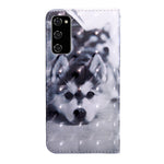 Light Spot Decor Pattern Printing Wallet Stand Leather Cover Case for Samsung Galaxy S20 FE 4G/FE 5G/S20 Lite/S20 FE 2022