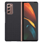 Blødt silikonecover med nylontekstur til Samsung Galaxy Z Fold2 5G