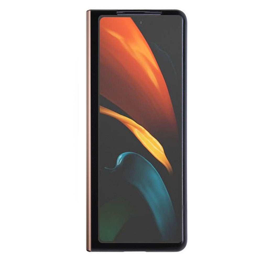 Blødt silikonecover med nylontekstur til Samsung Galaxy Z Fold2 5G
