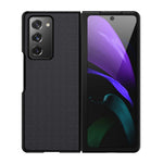 Blødt silikonecover med nylontekstur til Samsung Galaxy Z Fold2 5G