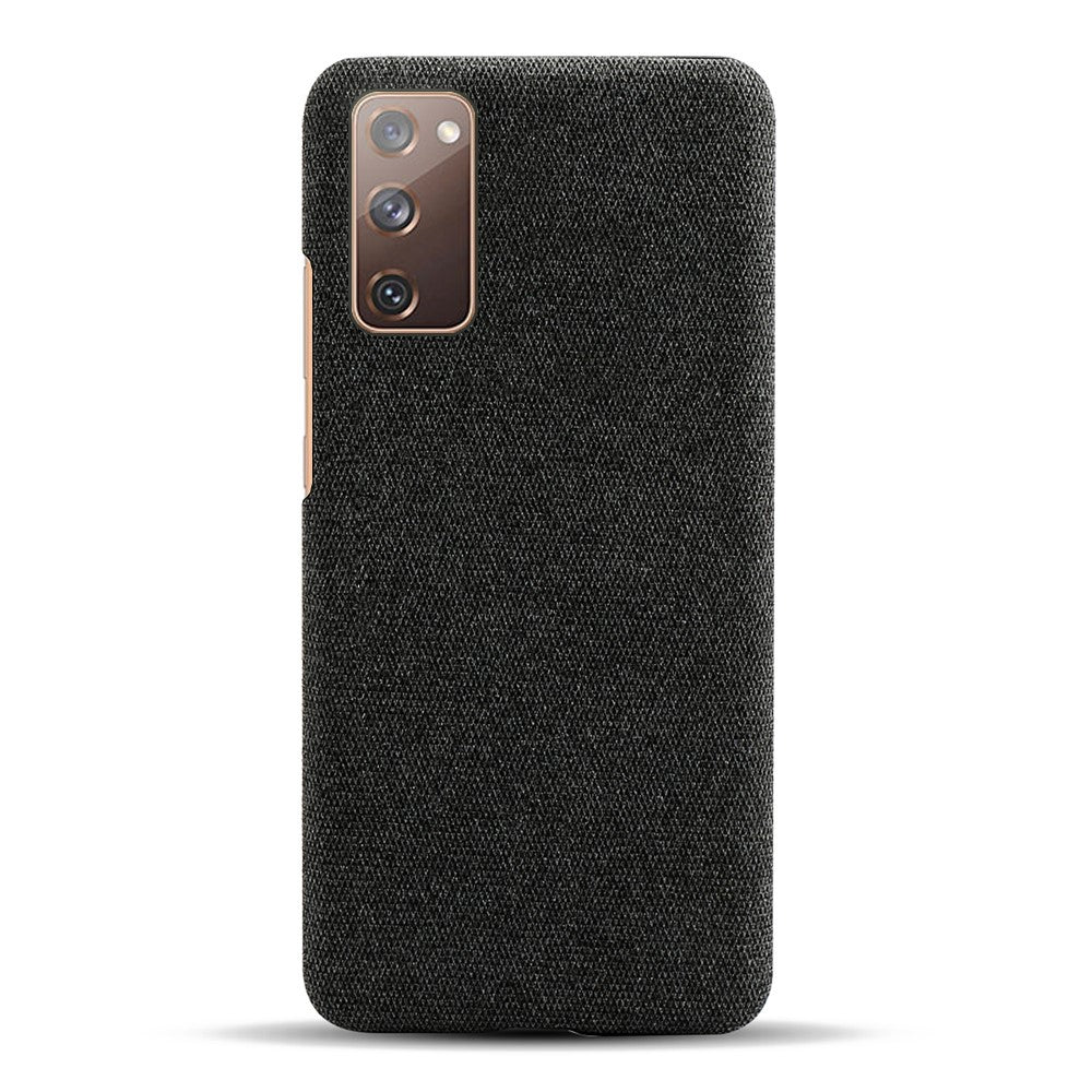 Cloth Texture Plastic Back Case for Samsung Galaxy S20 FE 4G/FE 5G/S20 Lite/S20 FE 2022