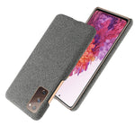 Cloth Texture Plastic Back Case for Samsung Galaxy S20 FE 4G/FE 5G/S20 Lite/S20 FE 2022