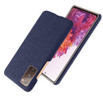 Cloth Texture Plastic Back Case for Samsung Galaxy S20 FE 4G/FE 5G/S20 Lite/S20 FE 2022
