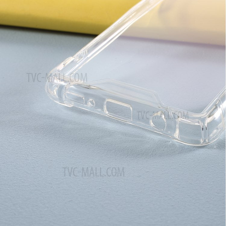 Drop-proof Glossy Acrylic + TPU Hybrid Case Shell for Samsung Galaxy A51 4G SM-A515