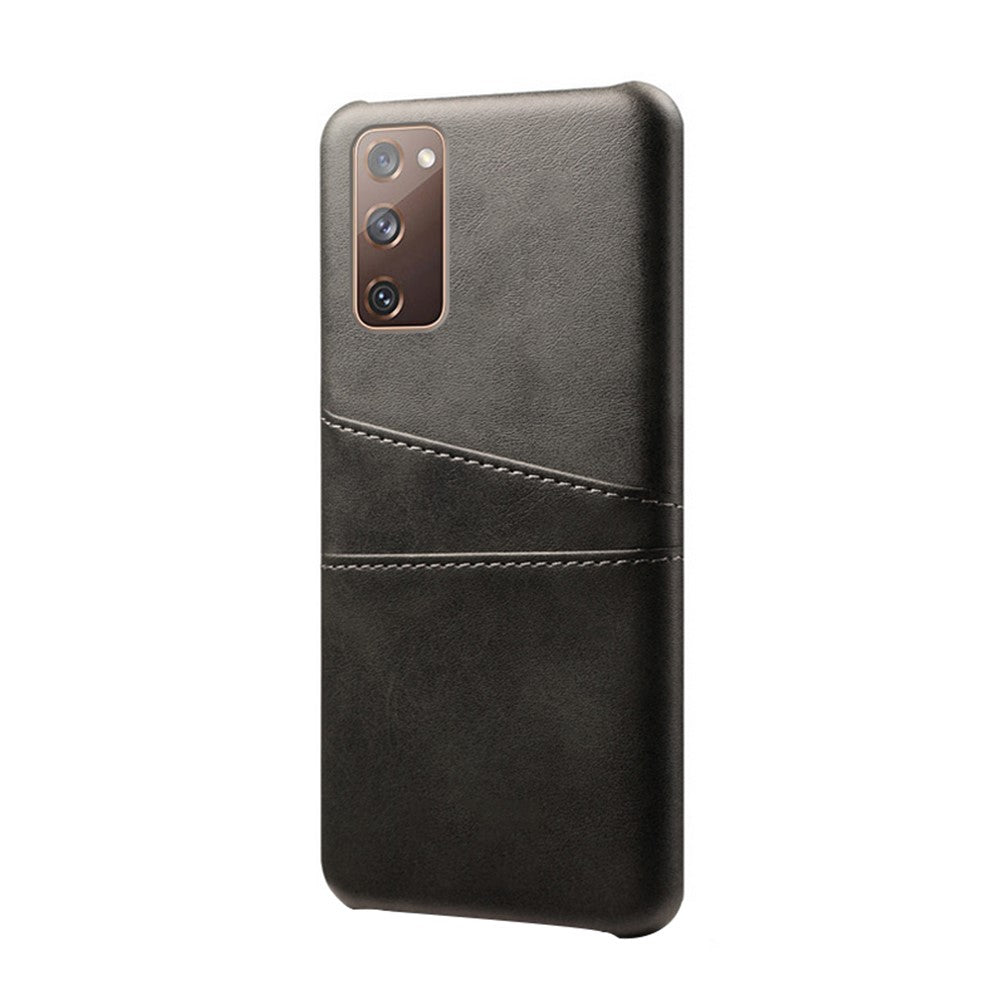 for Samsung Galaxy S20 FE 4G / FE 5G / S20 Lite / S20 FE 2022 PU Leather + Plastic Shell with Card Holder Slots