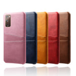 for Samsung Galaxy S20 FE 4G / FE 5G / S20 Lite / S20 FE 2022 PU Leather + Plastic Shell with Card Holder Slots