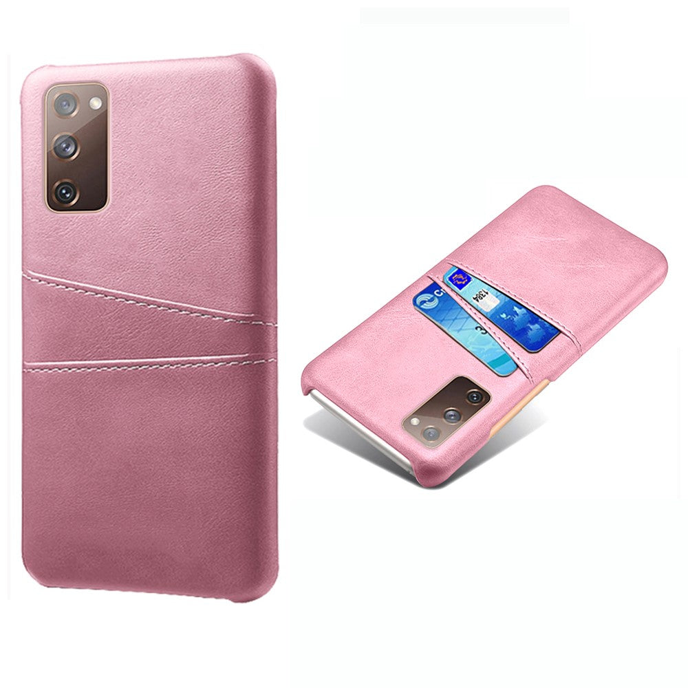 for Samsung Galaxy S20 FE 4G / FE 5G / S20 Lite / S20 FE 2022 PU Leather + Plastic Shell with Card Holder Slots