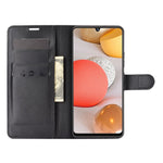 Litchi Texture Wallet Stand Leather Shell Protective Cover for Samsung Galaxy A42 5G