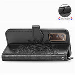 Embossed Mandala Flower Wallet Leather Shell for Samsung Galaxy S20 FE 4G/FE 5G/S20 Lite/S20 FE 2022