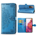 Embossed Mandala Flower Wallet Leather Shell for Samsung Galaxy S20 FE 4G/FE 5G/S20 Lite/S20 FE 2022