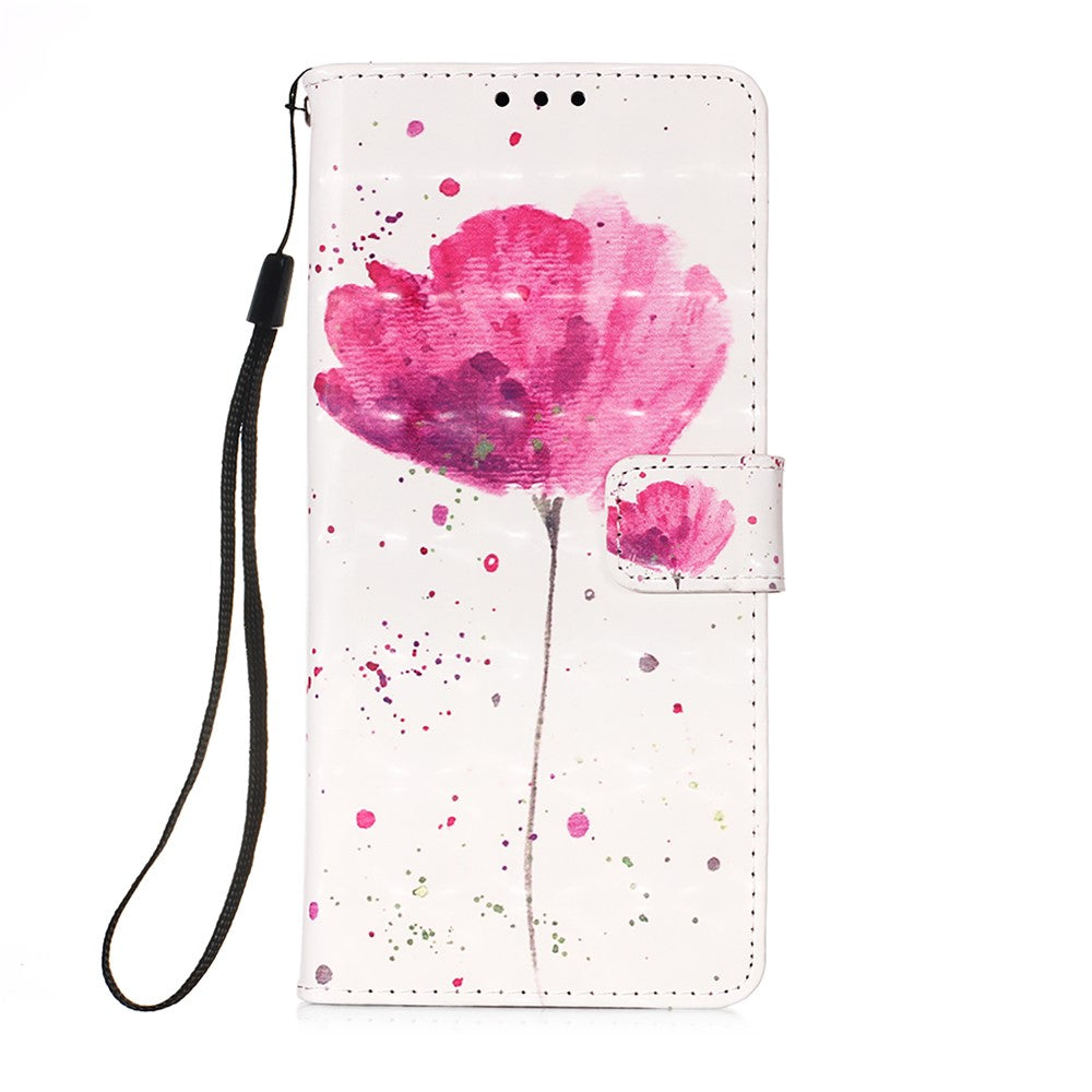Pattern Printing Wallet Stand Leather Phone Casing with Strap for Samsung Galaxy S20 FE 4G / FE 5G / S20 Lite / S20 FE 2022