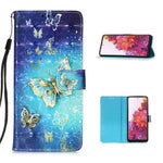 Pattern Printing Wallet Stand Leather Phone Casing with Strap for Samsung Galaxy S20 FE 4G / FE 5G / S20 Lite / S20 FE 2022