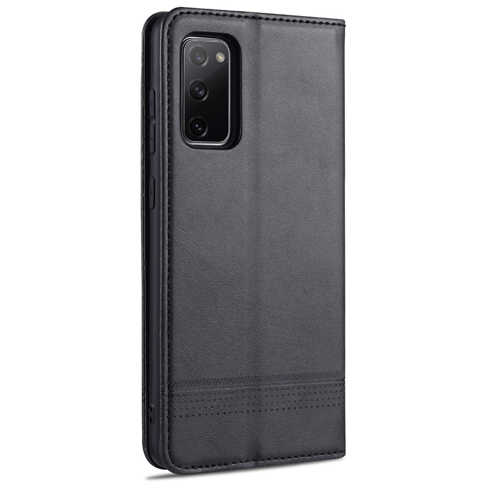 AZNS Auto-absorbed Leather Wallet Case for Samsung Galaxy S20 FE 4G/FE 5G/S20 Lite/S20 FE 2022