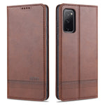 AZNS Auto-absorbed Leather Wallet Case for Samsung Galaxy S20 FE 4G/FE 5G/S20 Lite/S20 FE 2022