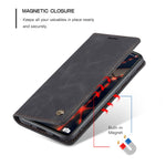 CASEME 013 Series Phone Cover for Samsung Galaxy S20 FE 4G/FE 5G/S20 Lite/S20 FE 2022 Auto-absorbed Leather Stand Wallet Case