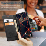 CASEME 013 Series Phone Cover for Samsung Galaxy S20 FE 4G/FE 5G/S20 Lite/S20 FE 2022 Auto-absorbed Leather Stand Wallet Case