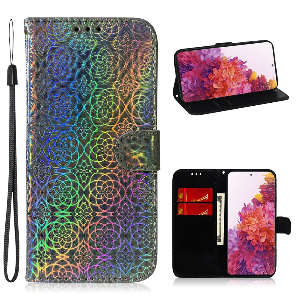 Flower Pattern Magnetic Leather Stand Case for Samsung Galaxy S20 FE/S20 Fan Edition/S20 FE 5G/S20 Fan Edition 5G/S20 Lite/S20 FE 2022