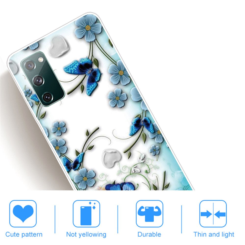 Stylish Pattern Printing TPU Case for Samsung Galaxy S20 FE/S20 Fan Edition/S20 FE 5G/S20 Fan Edition 5G/S20 Lite/S20 FE 2022