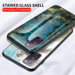 Marble Grain Pattern Tempered Glass PC + TPU Combo Case for Samsung Galaxy S20 FE 5G/Fan Edition 5G/S20 FE/Fan Edition/S20 Lite/S20 FE 2022