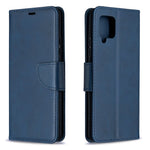 Plain PU Leather Wallet Phone Cover Shell for Samsung Galaxy A42 5G