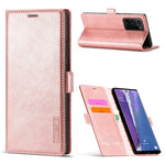 LC.IMEEKE LC Strong Magnetic Series læderpung telefonbeskyttelsescover til Samsung Galaxy Note20 Ultra/Note20 Ultra 5G