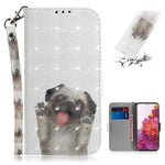 For Samsung Galaxy S20 FE/S20 Fan Edition/S20 FE 5G/S20 Fan Edition 5G/S20 Lite/S20 FE 2022 Light Spot Decor Pattern Printing Wallet Stand Leather Phone Case with Strap