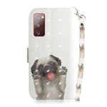 For Samsung Galaxy S20 FE/S20 Fan Edition/S20 FE 5G/S20 Fan Edition 5G/S20 Lite/S20 FE 2022 Light Spot Decor Pattern Printing Wallet Stand Leather Phone Case with Strap