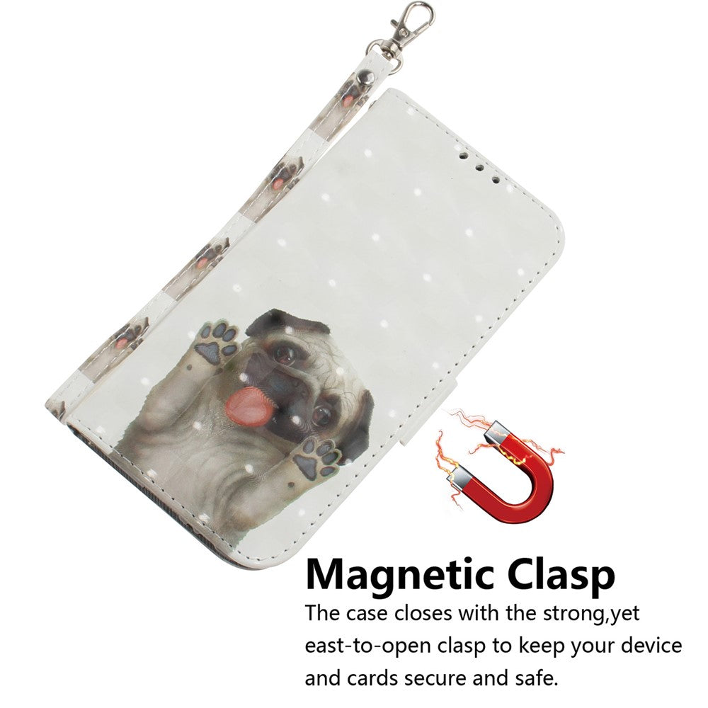 For Samsung Galaxy S20 FE/S20 Fan Edition/S20 FE 5G/S20 Fan Edition 5G/S20 Lite/S20 FE 2022 Light Spot Decor Pattern Printing Wallet Stand Leather Phone Case with Strap