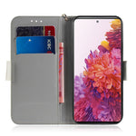 For Samsung Galaxy S20 FE/S20 Fan Edition/S20 FE 5G/S20 Fan Edition 5G/S20 Lite/S20 FE 2022 Light Spot Decor Pattern Printing Wallet Stand Leather Phone Case with Strap