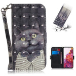 For Samsung Galaxy S20 FE/S20 Fan Edition/S20 FE 5G/S20 Fan Edition 5G/S20 Lite/S20 FE 2022 Light Spot Decor Pattern Printing Wallet Stand Leather Phone Case with Strap