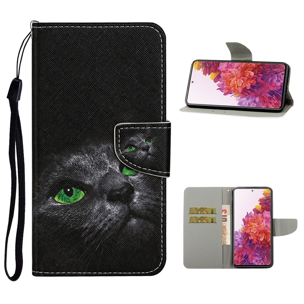 For Samsung Galaxy S20 FE 5G/Fan Edition 5G/S20 FE/Fan Edition/S20 Lite/S20 FE 2022 Pattern Printing Flip Leather Wallet Protective Case
