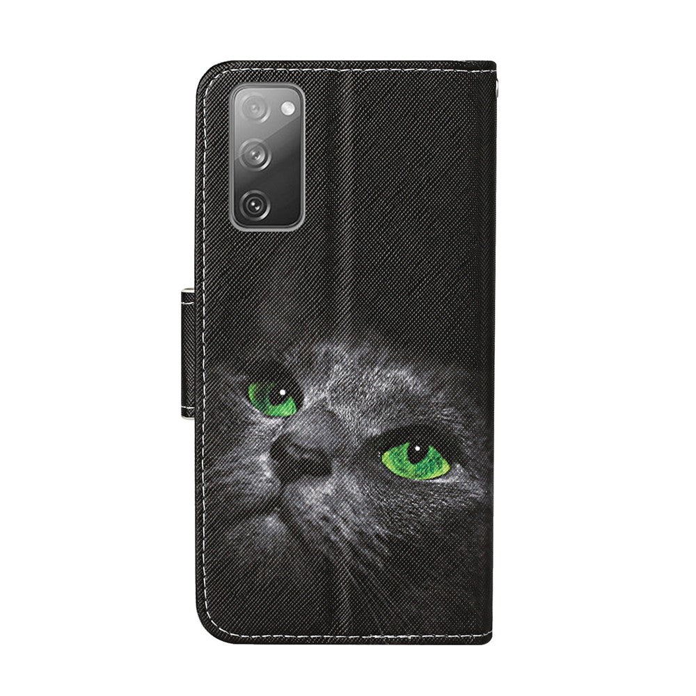 For Samsung Galaxy S20 FE 5G/Fan Edition 5G/S20 FE/Fan Edition/S20 Lite/S20 FE 2022 Pattern Printing Flip Leather Wallet Protective Case