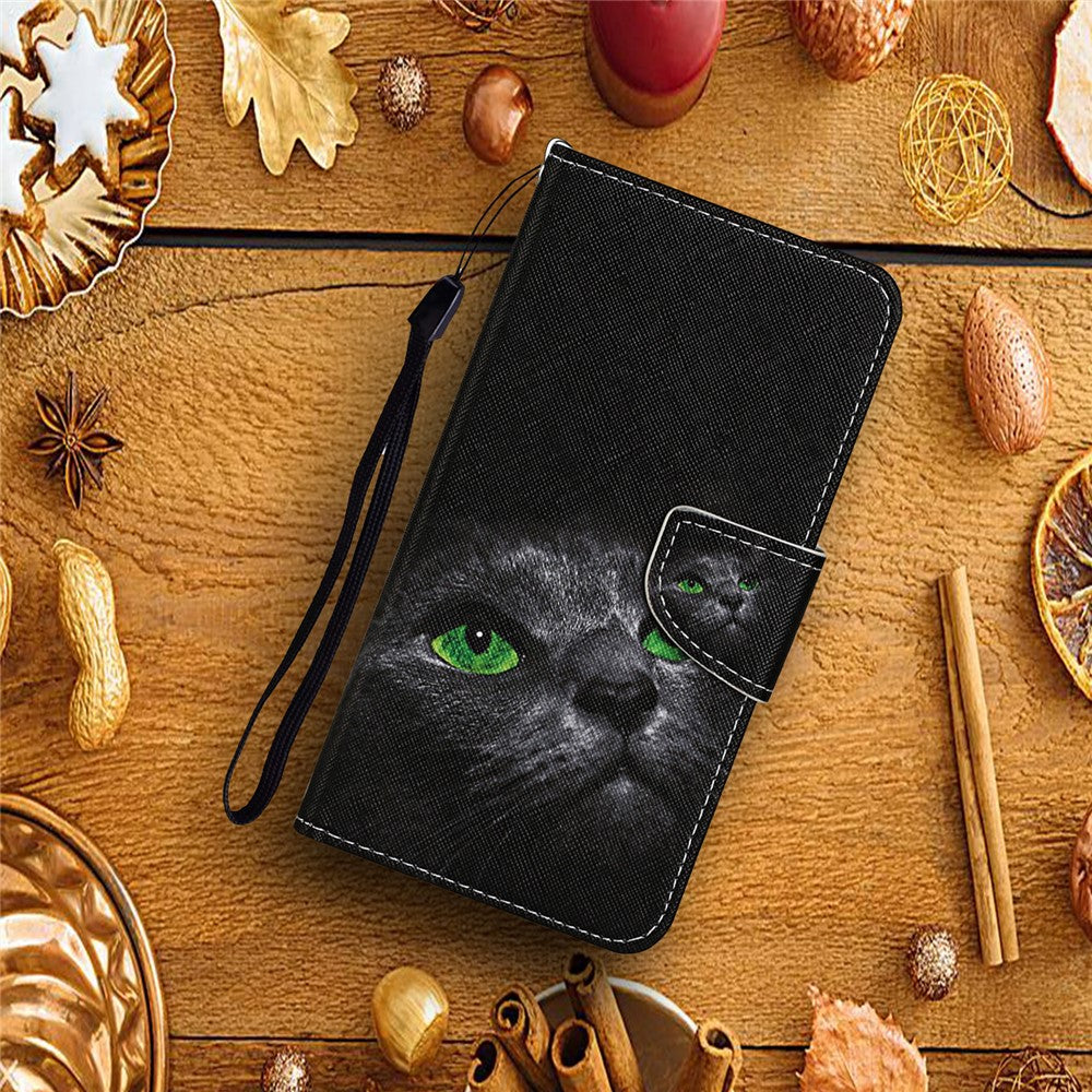 For Samsung Galaxy S20 FE 5G/Fan Edition 5G/S20 FE/Fan Edition/S20 Lite/S20 FE 2022 Pattern Printing Flip Leather Wallet Protective Case