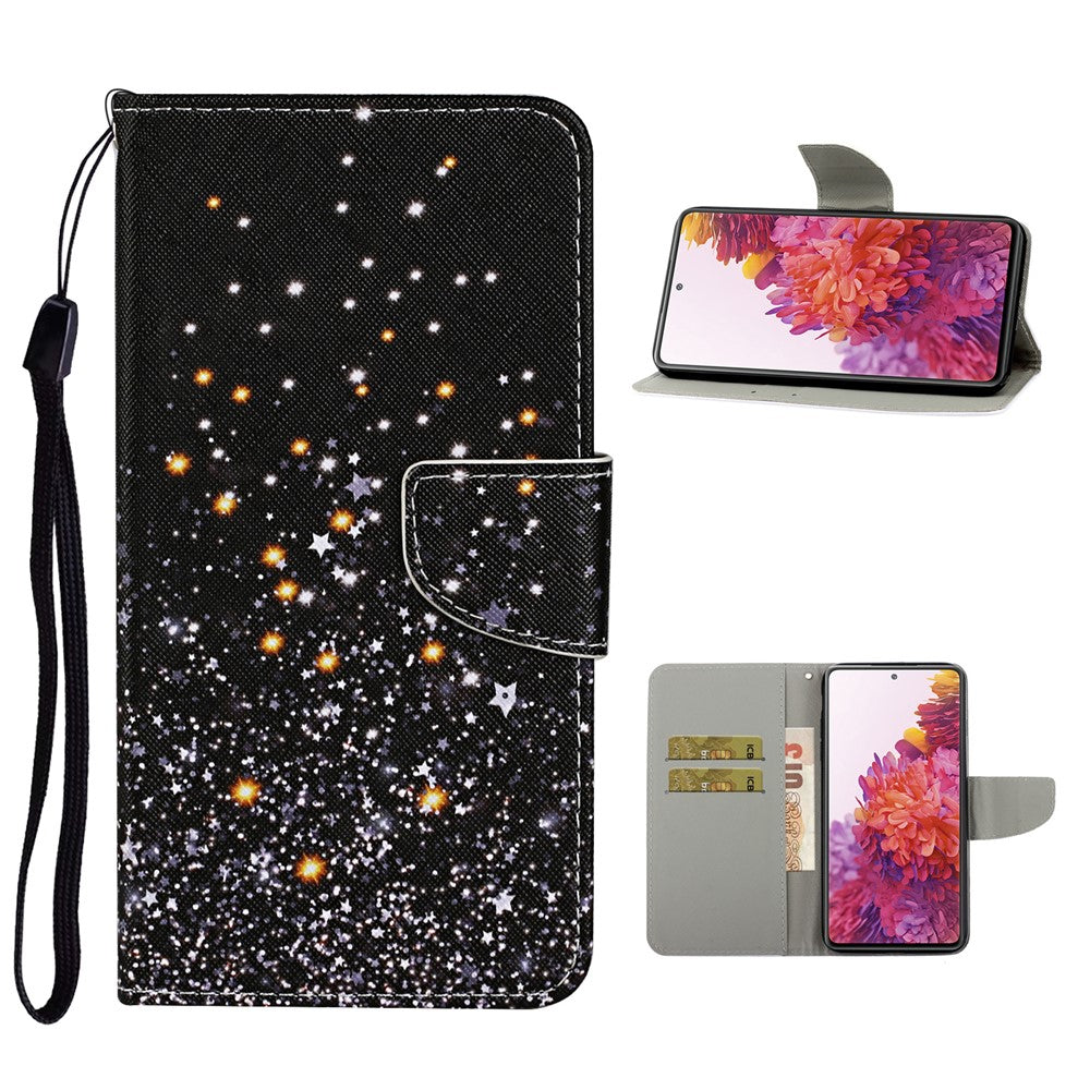 For Samsung Galaxy S20 FE 5G/Fan Edition 5G/S20 FE/Fan Edition/S20 Lite/S20 FE 2022 Pattern Printing Flip Leather Wallet Protective Case