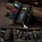 CASEME til Samsung Galaxy S20 FE / S20 Fan Edition / S20 FE 5G / S20 Fan Edition 5G / S20 Lite / S20 FE 2022 008 Series Multifunktionel 2-i-1 Wallet TPU+PU Læder Telefoncover