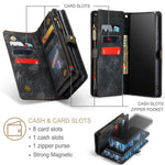 CASEME til Samsung Galaxy S20 FE / S20 Fan Edition / S20 FE 5G / S20 Fan Edition 5G / S20 Lite / S20 FE 2022 008 Series Multifunktionel 2-i-1 Wallet TPU+PU Læder Telefoncover