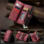 CASEME til Samsung Galaxy S20 FE / S20 Fan Edition / S20 FE 5G / S20 Fan Edition 5G / S20 Lite / S20 FE 2022 008 Series Multifunktionel 2-i-1 Wallet TPU+PU Læder Telefoncover