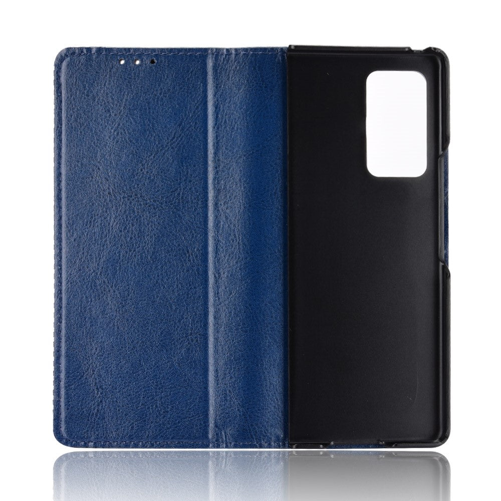 Magnetisk spænde, ternet design, beskyttende telefoncover til Samsung Galaxy Z Fold2 5G
