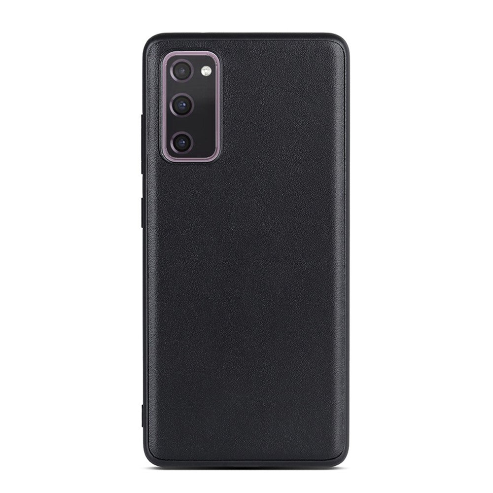 For Samsung Galaxy S20 FE/S20 Fan Edition/S20 FE 5G/S20 Fan Edition 5G/S20 Lite/S20 FE 2022 Genuine Leather Coated TPU + PC Shell