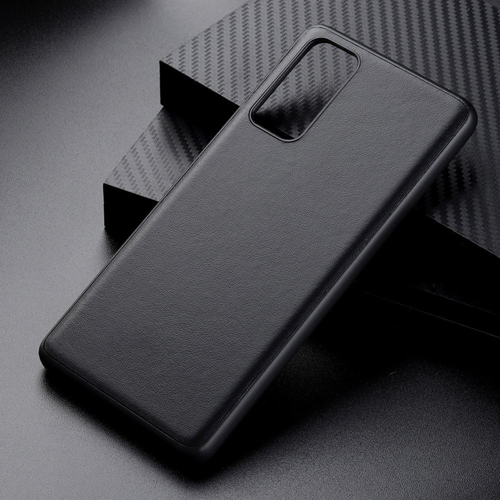 For Samsung Galaxy S20 FE/S20 Fan Edition/S20 FE 5G/S20 Fan Edition 5G/S20 Lite/S20 FE 2022 Genuine Leather Coated TPU + PC Shell