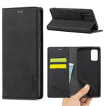 LC.IMEEKE Auto-Absorbed Leather Wallet Stand Phone Protective Shell with Wallet Stand for Samsung Galaxy S20 Plus/S20 Plus 5G