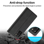 LC.IMEEKE Auto-Absorbed Leather Wallet Stand Phone Protective Shell with Wallet Stand for Samsung Galaxy S20 Plus/S20 Plus 5G