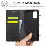 LC.IMEEKE Auto-Absorbed Leather Wallet Stand Phone Protective Shell with Wallet Stand for Samsung Galaxy S20 Plus/S20 Plus 5G