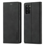 LC.IMEEKE Auto-Absorbed Leather Wallet Stand Phone Protective Shell with Wallet Stand for Samsung Galaxy S20 Plus/S20 Plus 5G